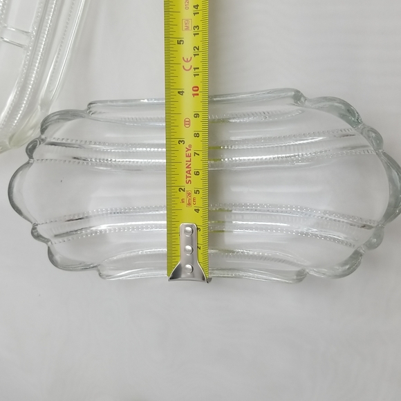 U.S. Glass Iowa Pattern Relish/Banana Split Sundae Bowls - Picture 5 of 16